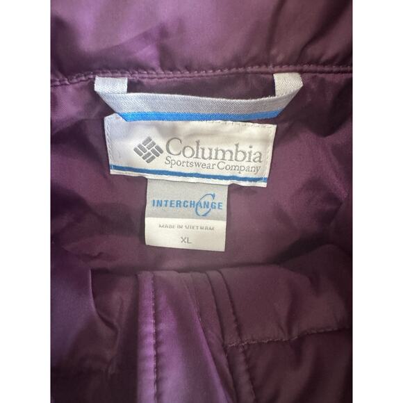Columbia, women's, omni heat interchange jacket, purple, size XL - Picture 3 of 5